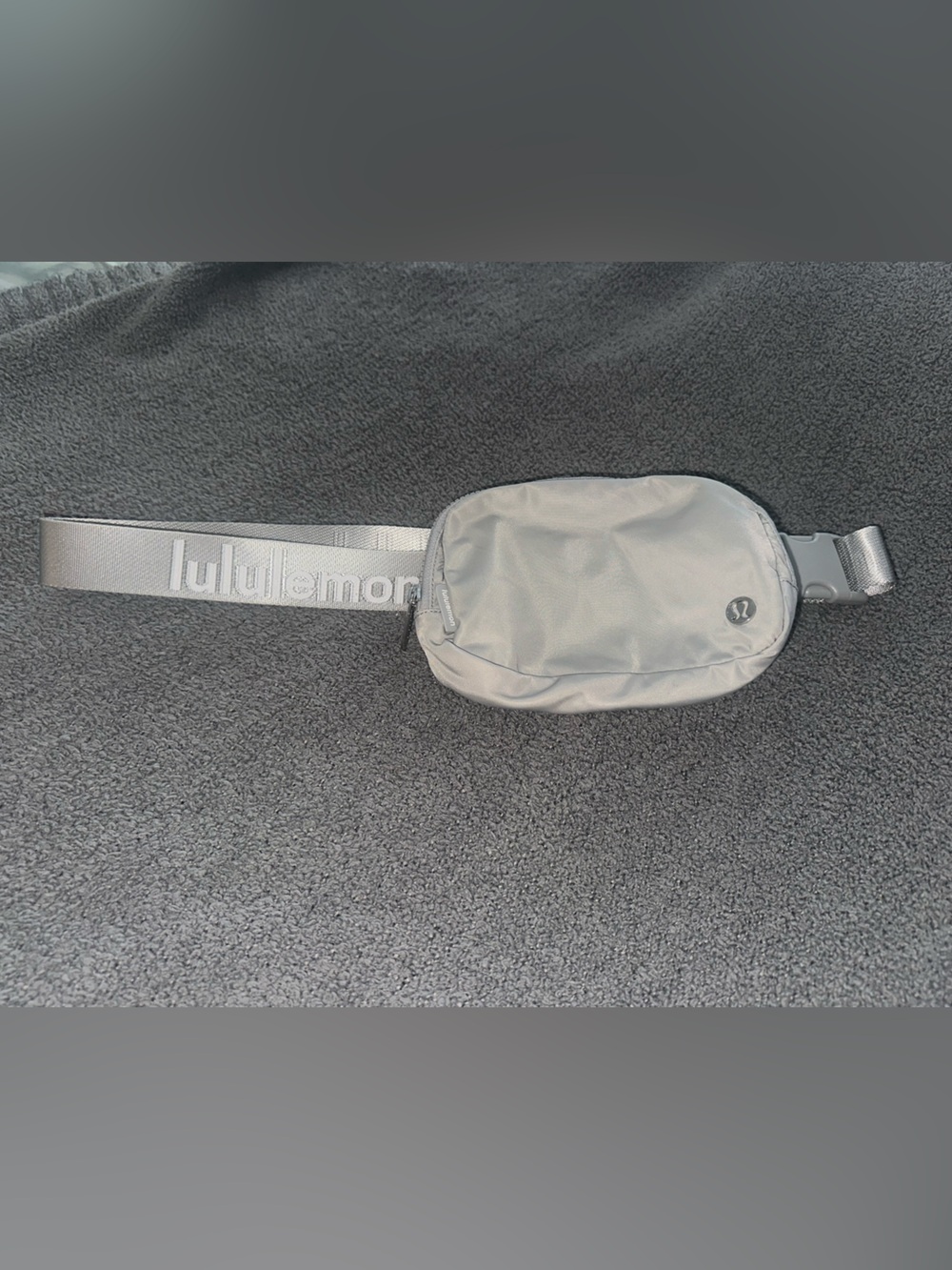 Gray/Silver Lululemon Belt Bag